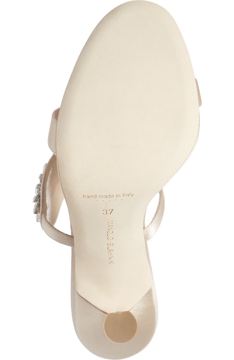 Manolo Blahnik Skysan Crystal Embellished Sandal, Alternate, color,