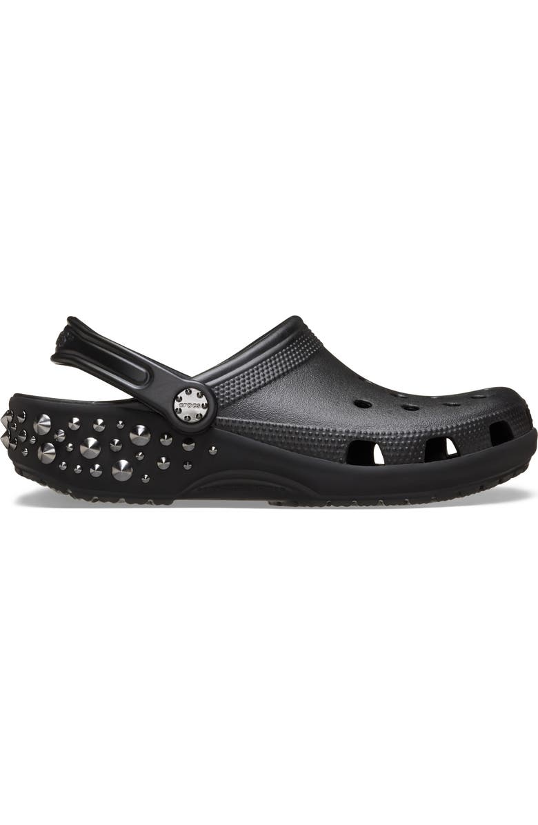 CROCS Studded Classic Clog, Alternate, color, Black