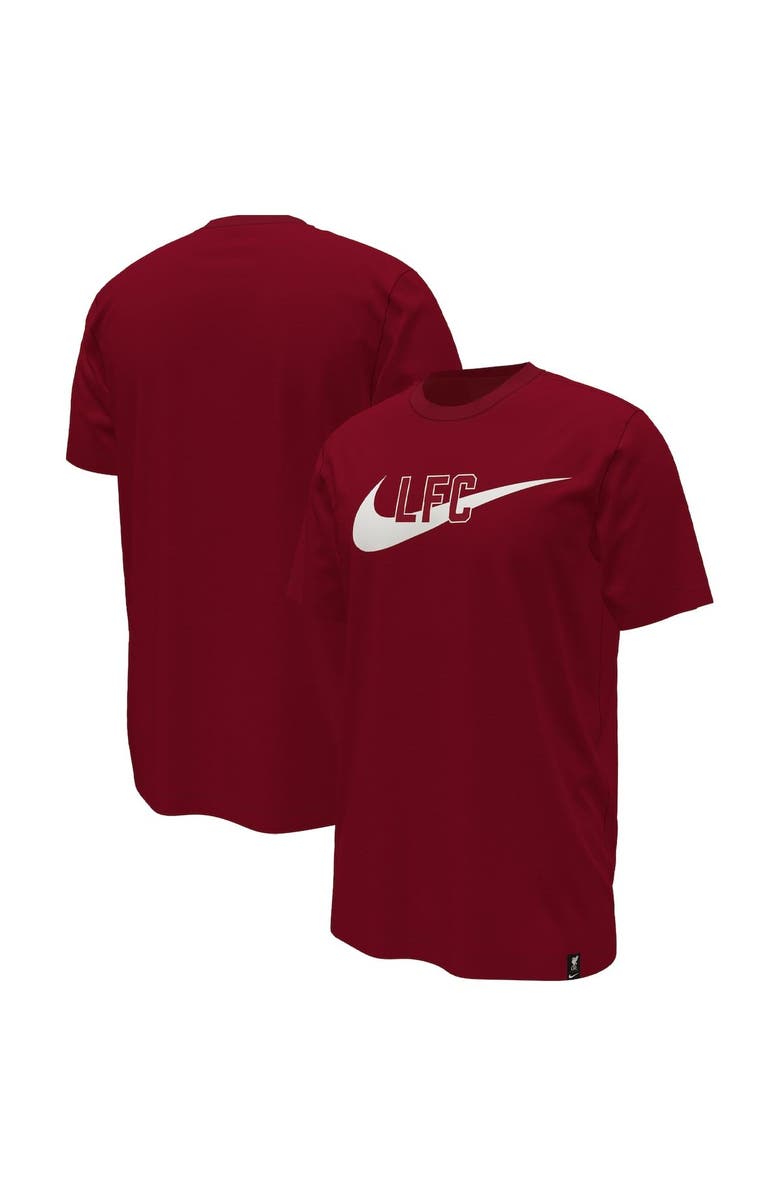 Nike Men's Nike Red Liverpool Swoosh T-Shirt, Main, color,