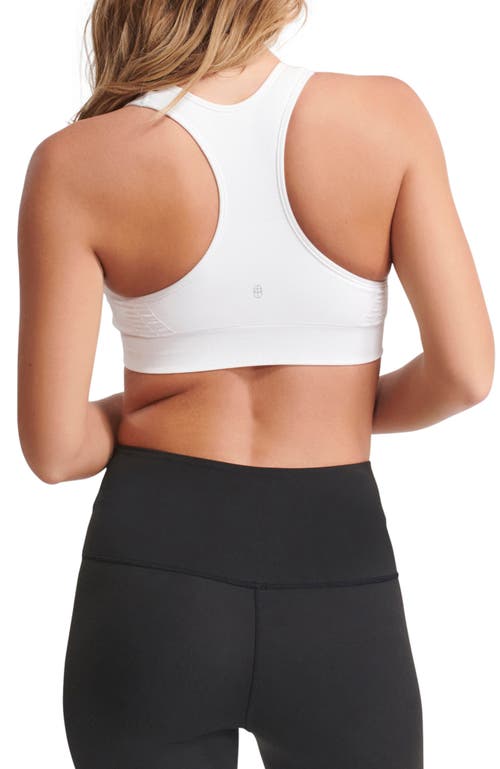 Underoutfit The Nowsunday Racerback Sports Bra In White