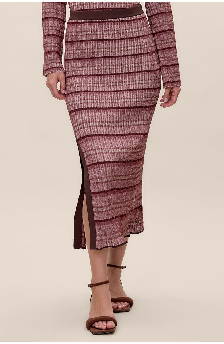 Rebecca Taylor Laine Sweater Skirt, Alternate, color, Tearose Multi