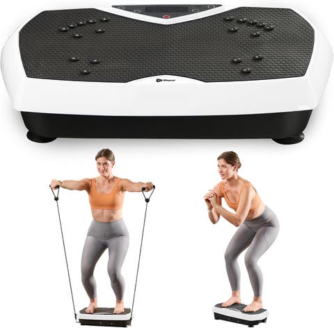 Vibration Plate Exercise Machine Magnetic Acupoints Platform for Muscle Toning and Recovery