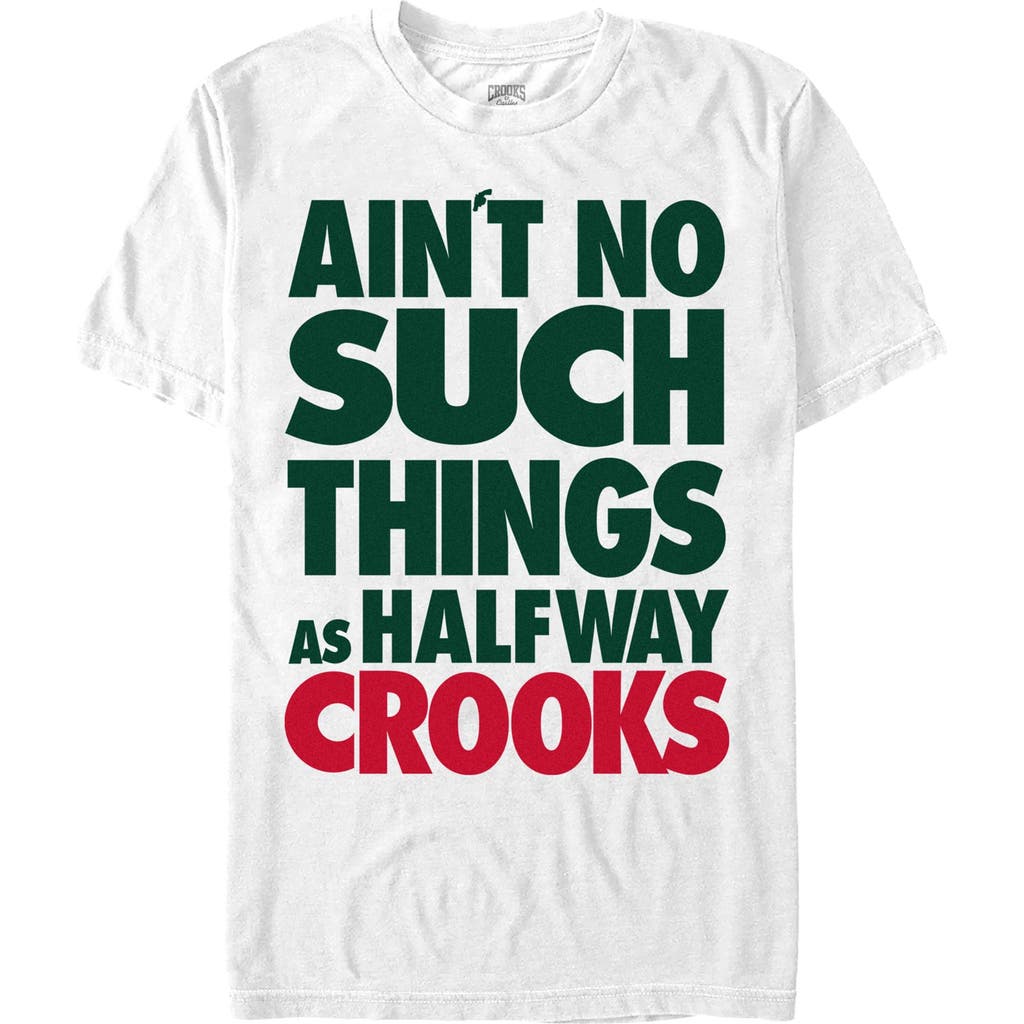 Men's Crooks & Castles Ain't No Such Things  Graphic T-Shirt in White  product