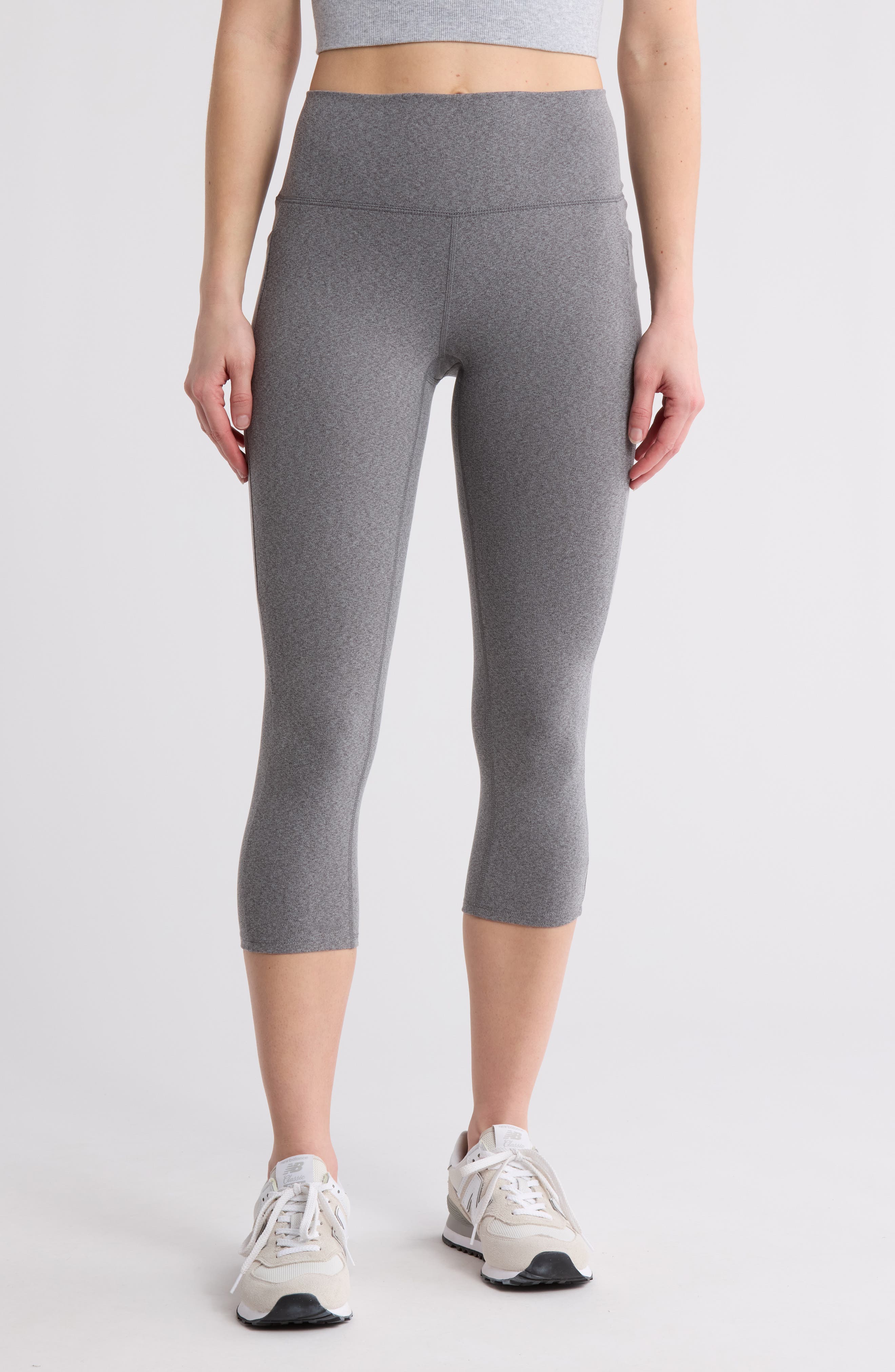 RBX Space Dye Peached Pocket Capri Leggings