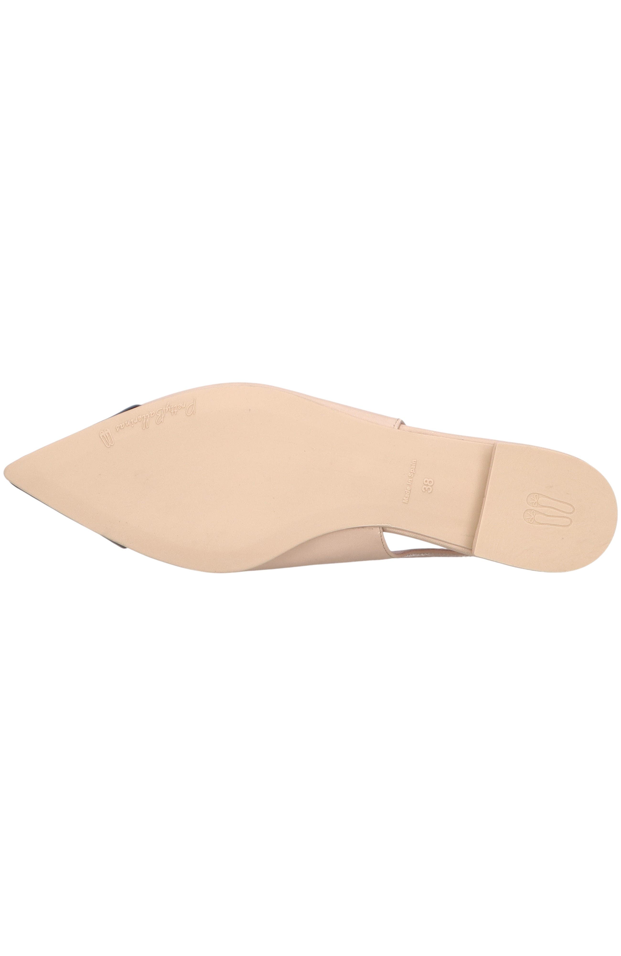 Pointed Toe Heeled Slingback, Alternate, color, Beige