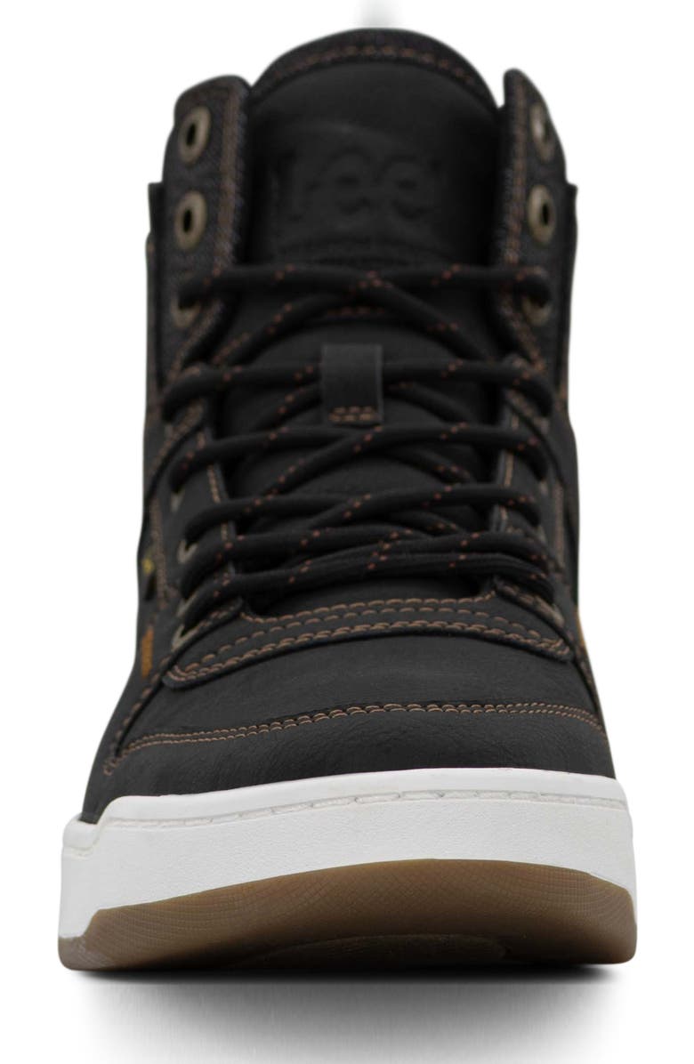 Lee Daybreaker High Top Sneaker, Alternate, color, Black/ British Tan