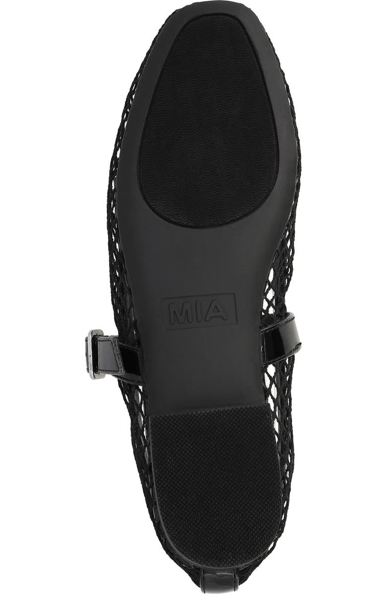 MIA Rayza Woven Mary Jane Flat, Alternate, color, Black
