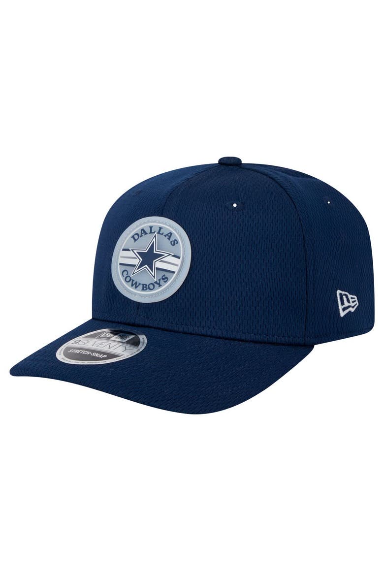 Men's New Era Navy Dallas Cowboys Adventure Patched 9SEVENTY Stretch-Snap Adjustable Hat, Main, color, Navy