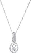 LuvMyJewelry Aveline 14K Gold Diamond Pendant - 0.13 ct