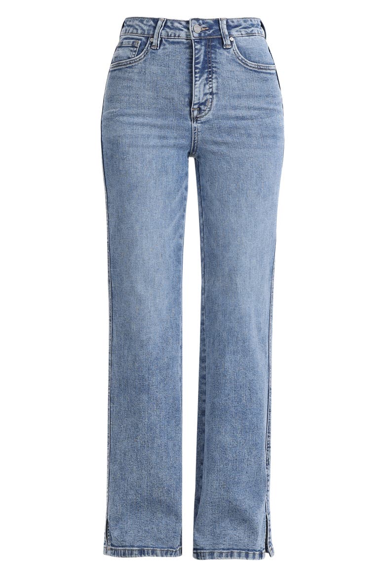 High Waist Bootcut Jeans, Alternate, color, LIGHT BLUE