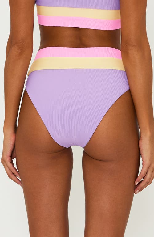 BEACH RIOT BEACH RIOT HEIDI COLORBLOCK BIKINI BOTTOMS
