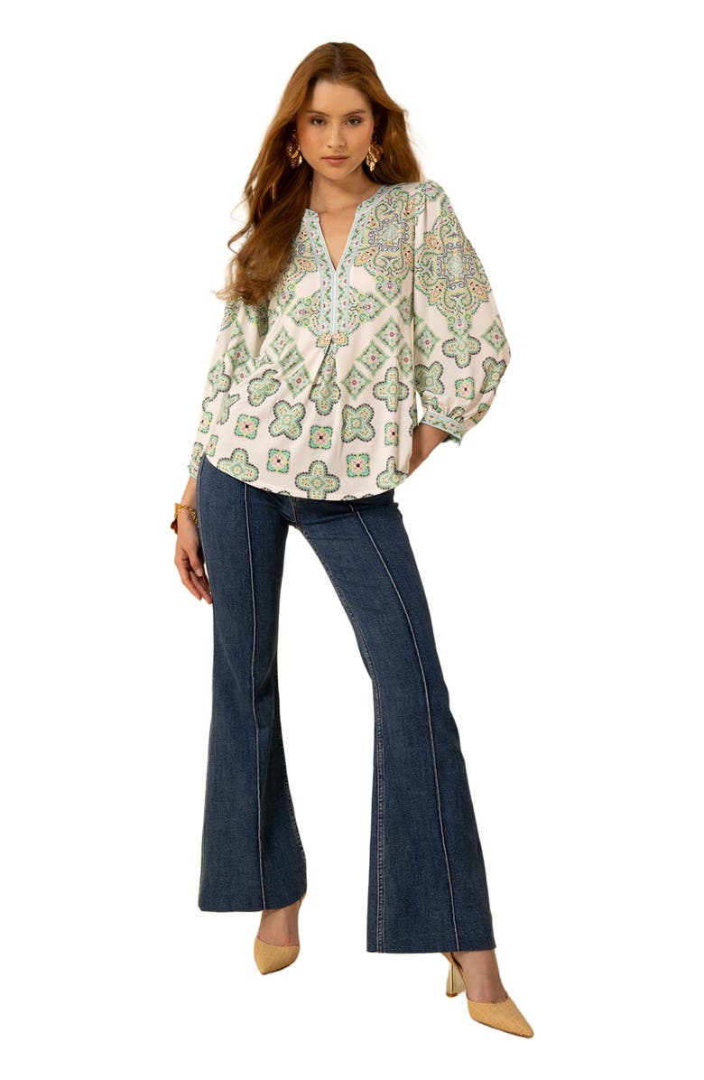 Hale Bob Kataleya Jersey Top, Main, color, 