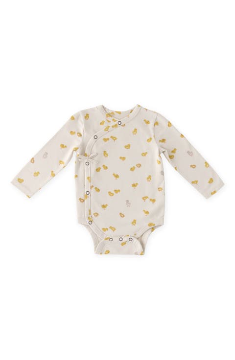 Littles Long Sleeve Organic Cotton Romper (Baby)