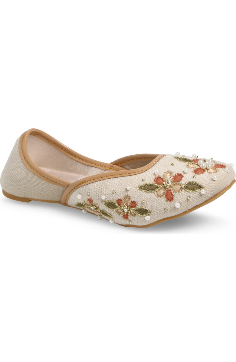 FUCHSIA Chaman Flat, Main, color, Light Beige