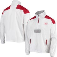 Columbia Men's Columbia White Oklahoma Sooners Santa Ana Anorak Quarter-Zip Jacket