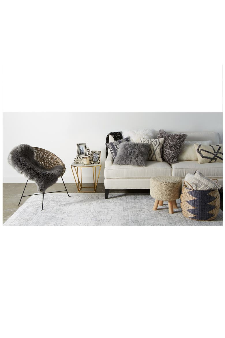 'Hightower' Hand Loomed Rug, Alternate, color, GREY