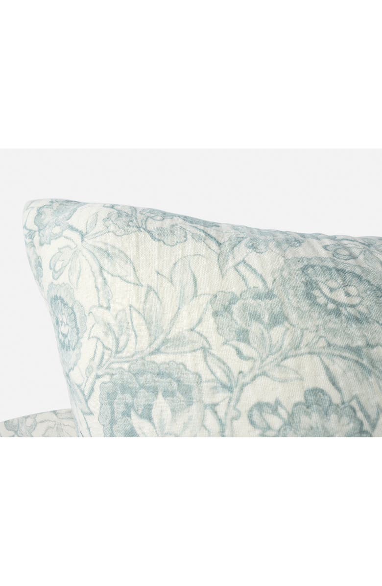 Coyuchi Balboa Organic Matelassé Print Decorative Pillow Cover, Alternate, color, Undyed W/ Dew