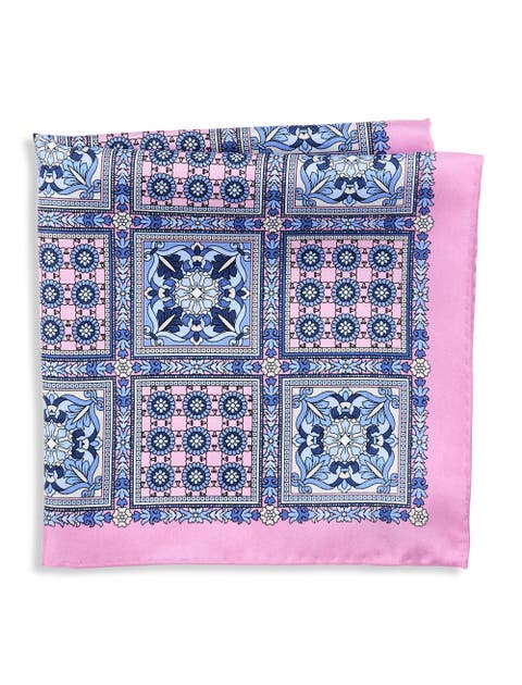 Big & Tall Multi Square Silk Pocket Square