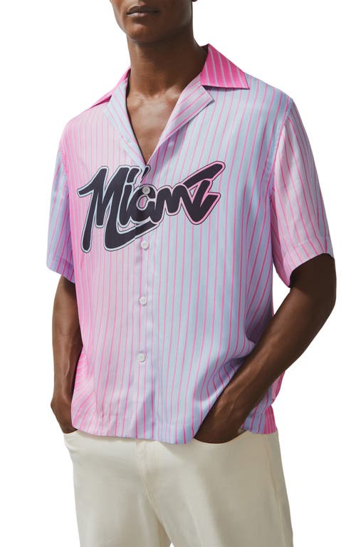 Reiss Miami Short Sleeve Camp Shirt