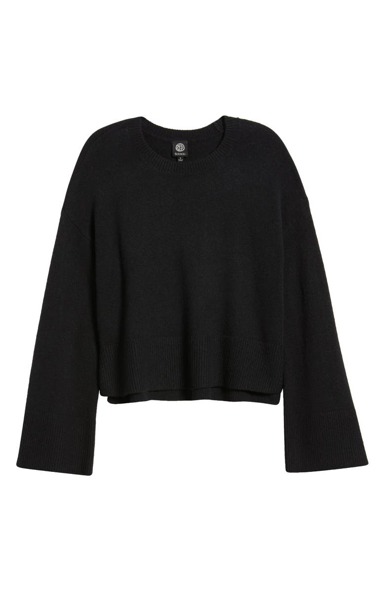 Bobeau Step Hem Sweater, Alternate, color,