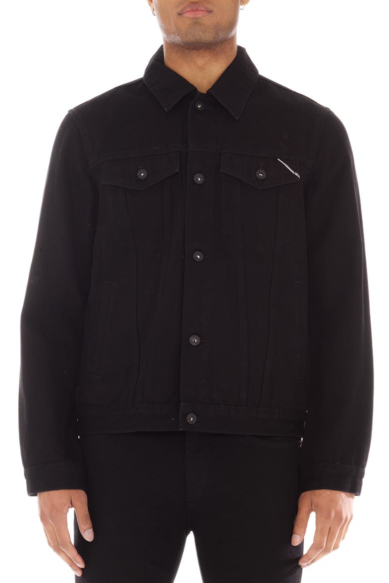 Type II Denim Jacket, Main, color, DOUBLE BLACK
