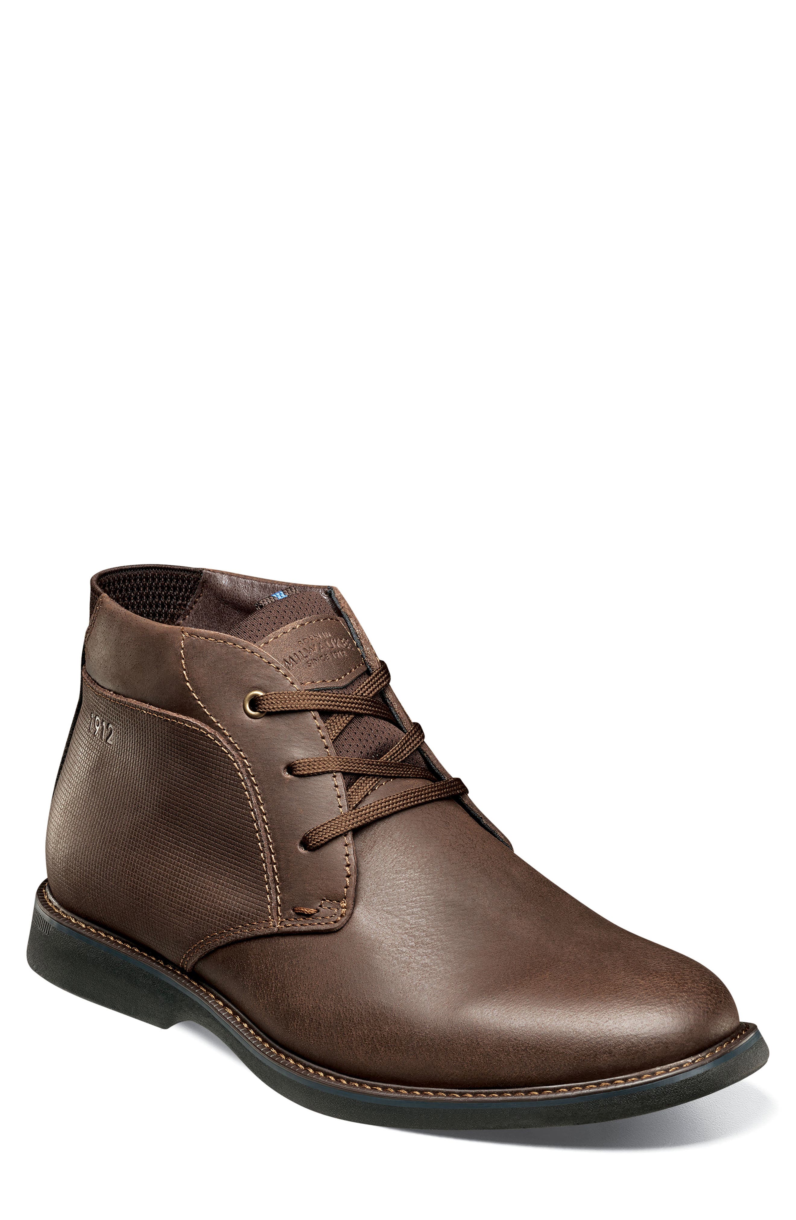 NUNN BUSH Otto Plain Toe Chukka Boot- Wide Width Available, Main, color, 