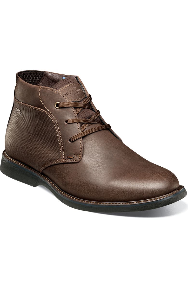 NUNN BUSH Otto Plain Toe Chukka Boot- Wide Width Available, Main, color,