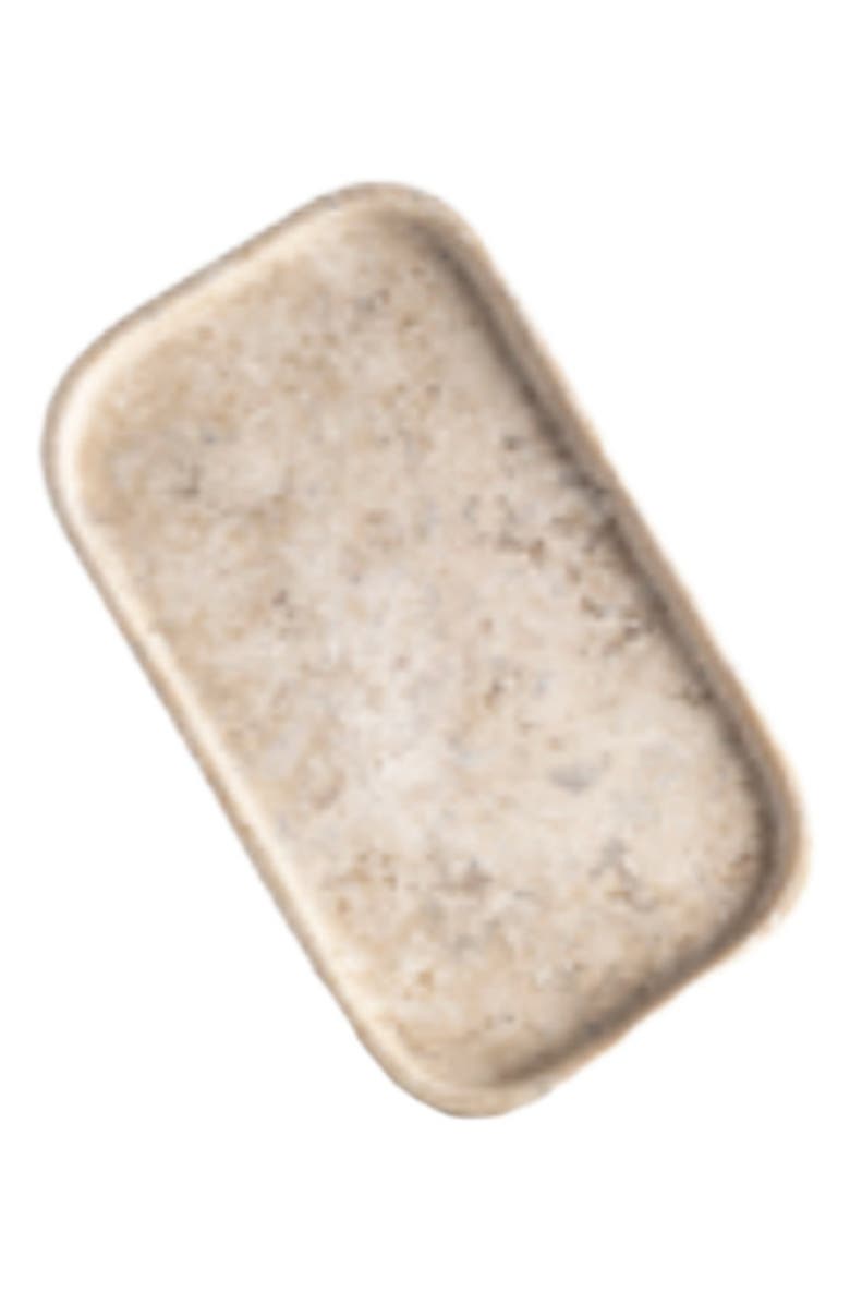 AndJacob Decor Bathroom Tray, Alternate, color, Travertine Marble