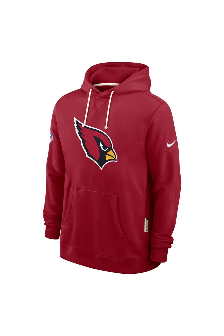 Men's Nike Cardinal Arizona Cardinals Sideline Standard Issue Initial Home Dri-FIT Hoodie, Alternate, color, Cardinal