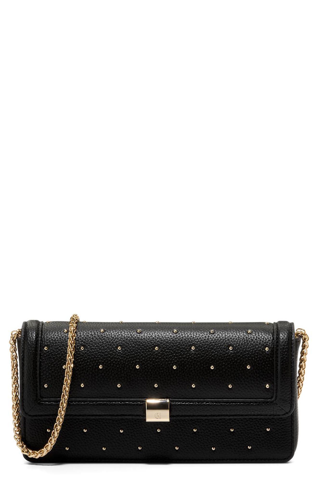 Cole Haan Daniella Leather Wallet on a Chain