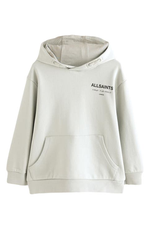 Kids' Oversize Underground Logo Cotton Hoodie (Big Kid)