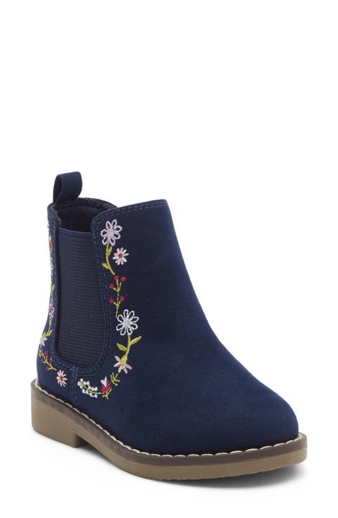Kids' Caite Embroidered Short Boot