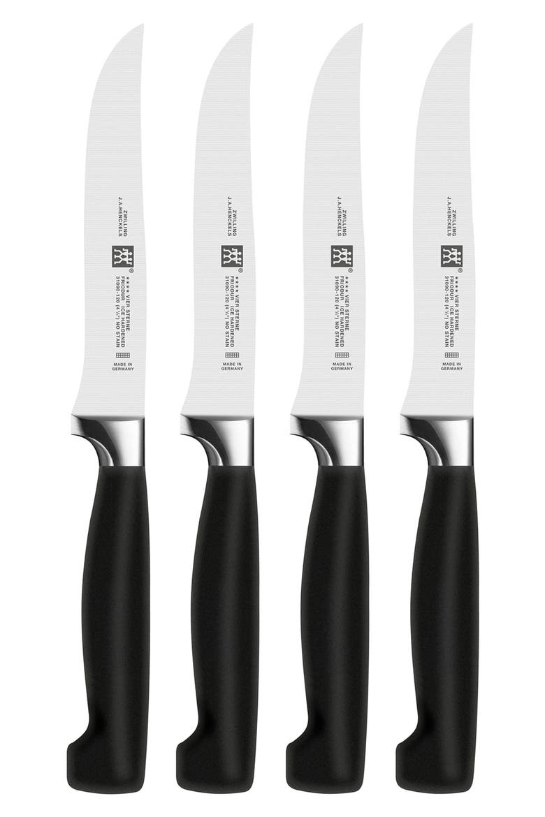 Four Star 4-Piece Knife Set, Main, color, STAINLESS STEEL