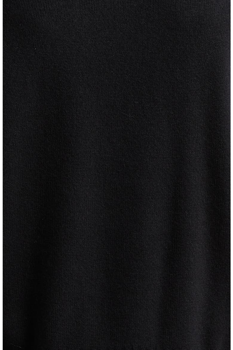 Cashmere Crewneck Sweater, Alternate, color, BLACK