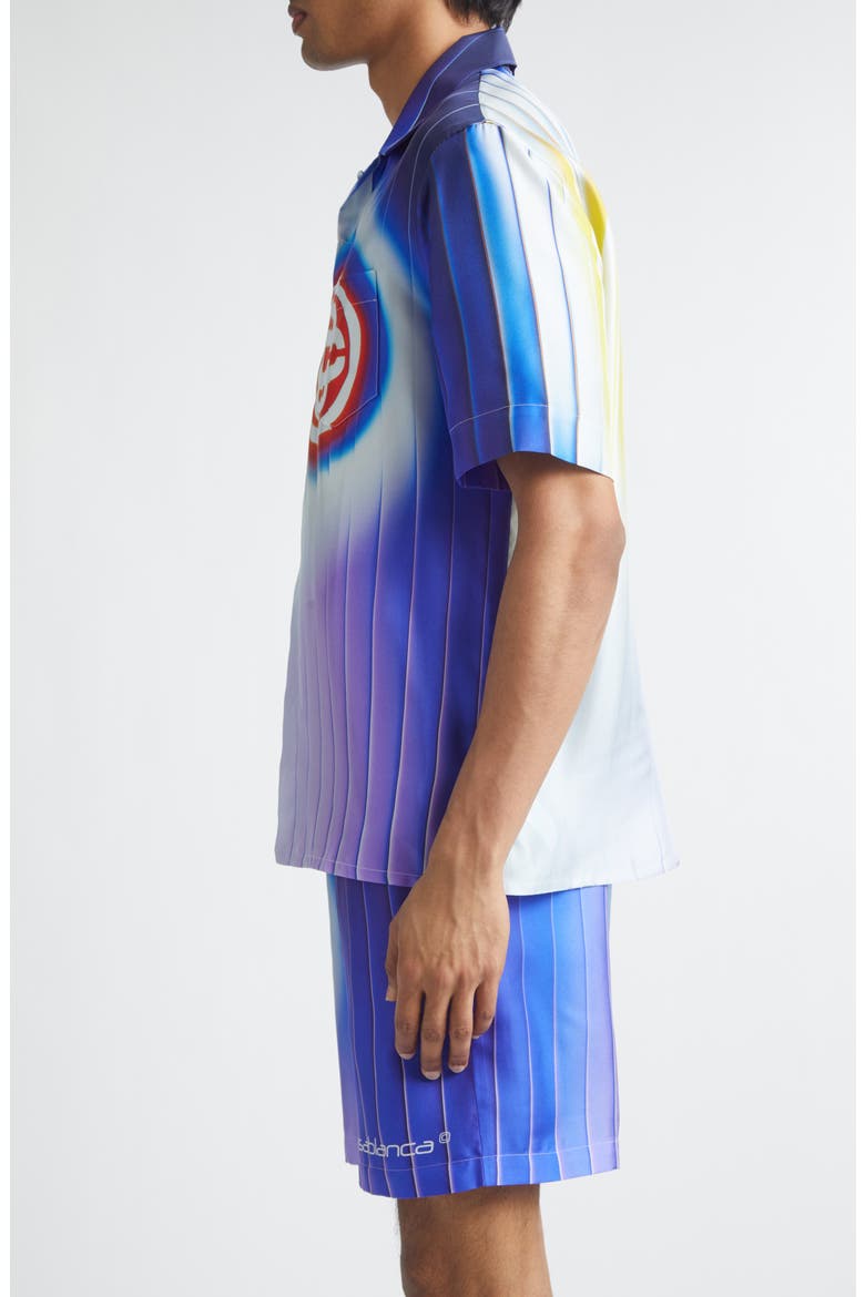 Shockwave Silk Camp Shirt, Alternate, color, SILK TWILL