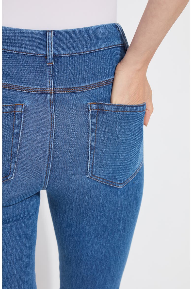 Granada High Waist Capri Jeans, Alternate, color, MID WASH