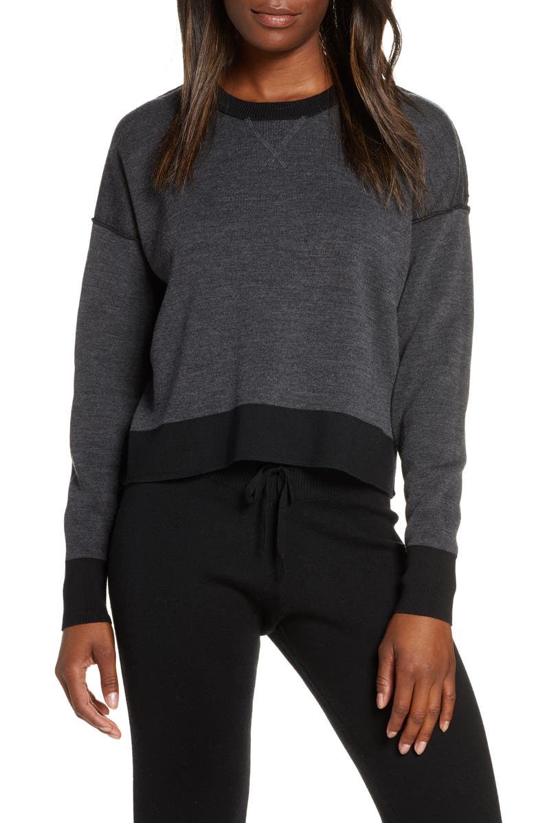 Icebreaker Carrigan Reversible Wool Blend Sweater, Alternate, color,