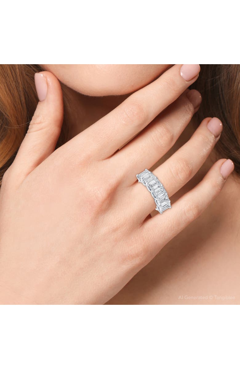 Bliss Diamond 6Ct TW Emerald Cut Diamond Ring U Prong Lab Grown 14k or Gold, Alternate, color, 