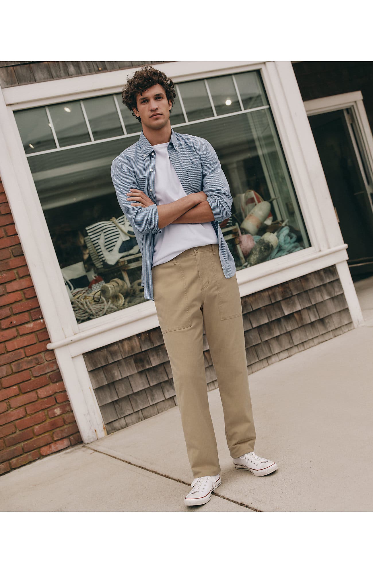 Lands' End Classic Fit Fatigue Pant (Men) | Nordstrom