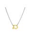  Silver Necklace Gold Carabiner