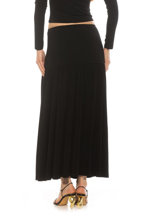 Alexia Admor Lia Low Rise Maxi Skirt In Black