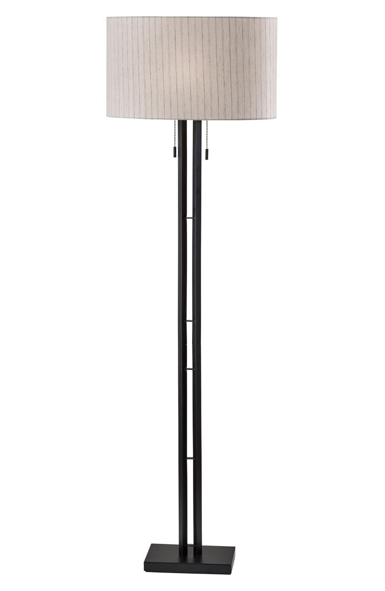 ADESSO LIGHTING Foster Floor Lamp, Main, color, Black