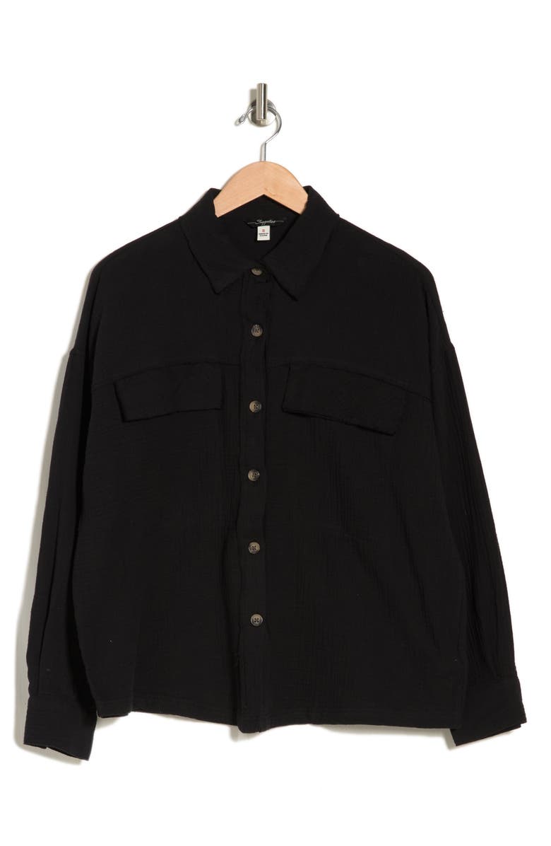 SUPPLIES BY UNIONBAY SUPPLIES BY UNION BAY Liz Gauze Shacket, Alternate, color, 