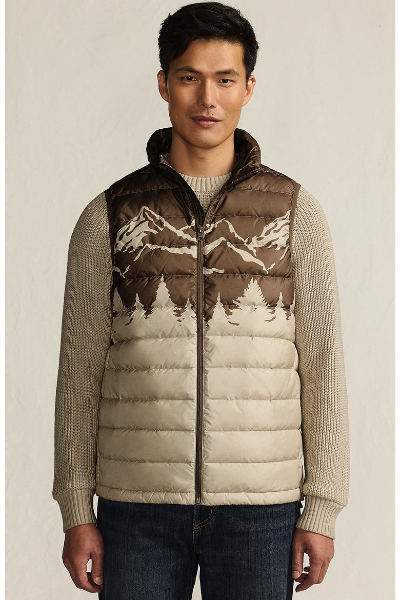Wanderweight Ultralight Packable Down Vest, Main, color, Oyster Tan Mountain