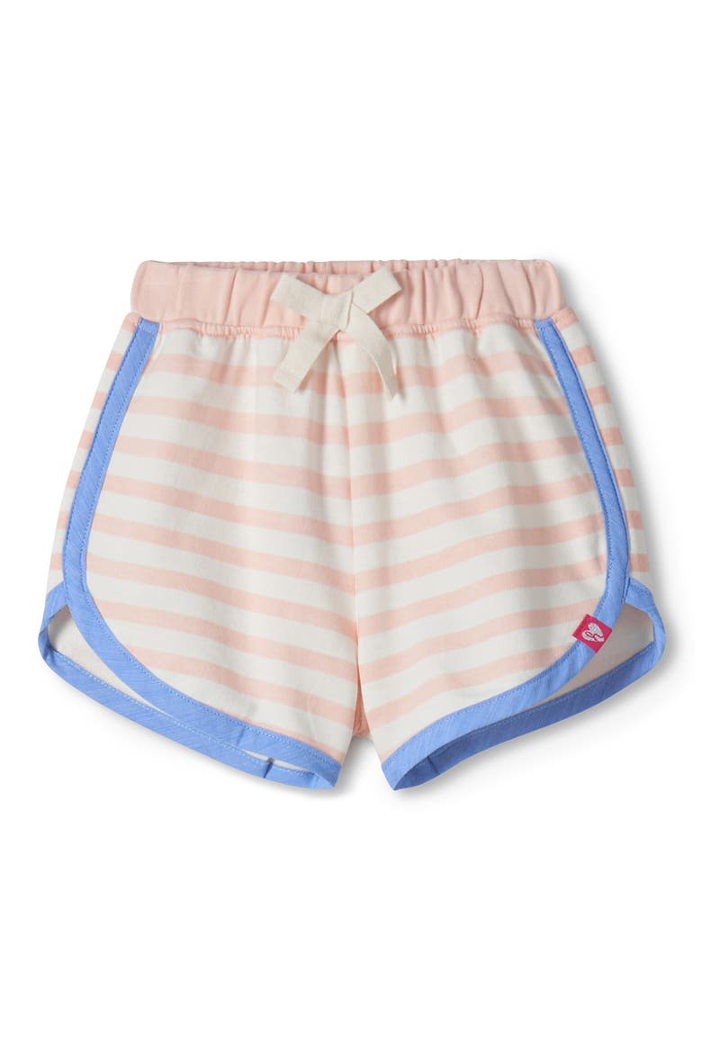Kids' Elephant Eyelet Cotton T-Shirt & Shorts Set, Alternate, color, PINK