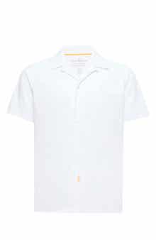 Psycho Bunny Kids' Bryan Pima Cotton Blend Camp Shirt