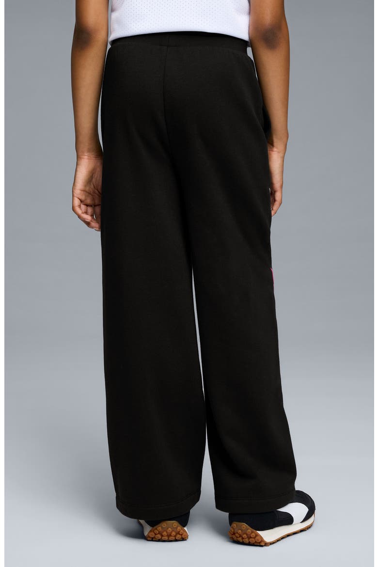 Kids' Star Drive Moto Sweatpants, Alternate, color, BLACK