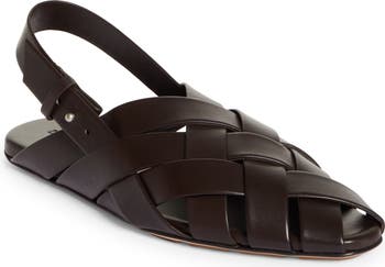 Bottega Veneta Alfie Stretch Slingback Flat (Women) | Nordstrom