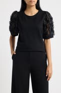 Anne Klein Puff Sleeve Top