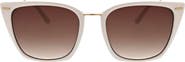 BCBGeneration 54mm Cat Eye Metal Sunglasses